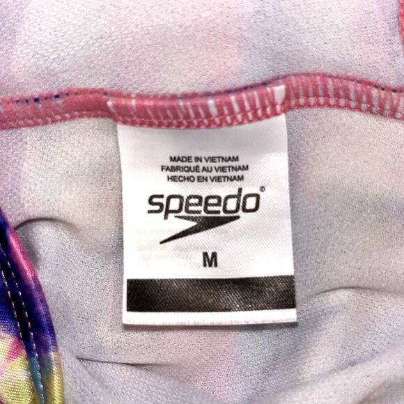 Speedo Girls Swimsuit Bundle Lot of 3 Racerback Rainbow Mermaid (Girls S, M, 8) - Picture 10 of 10